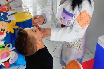 Vacinação contra pólio e sarampo alcança 89% das crianças em Pompeia