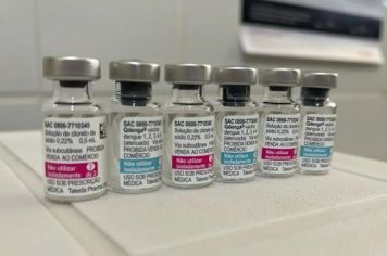 Pompeia começa a vacinar contra a dengue crianças de 10 e 11 anos nesta quarta (8)
