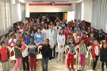 DHS promove palestra educativa sobre saúde bucal para alunos em Paulópolis