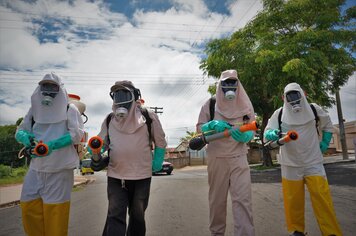 Pompeia recebe nebulização contra o mosquito da dengue