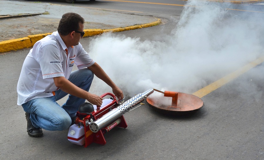 Vigilância adquire novo termonebulizador para nebulização dos esgotos