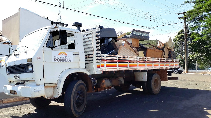 “Cidade Limpa” recolhe mais de 60 toneladas de lixo em Pompeia